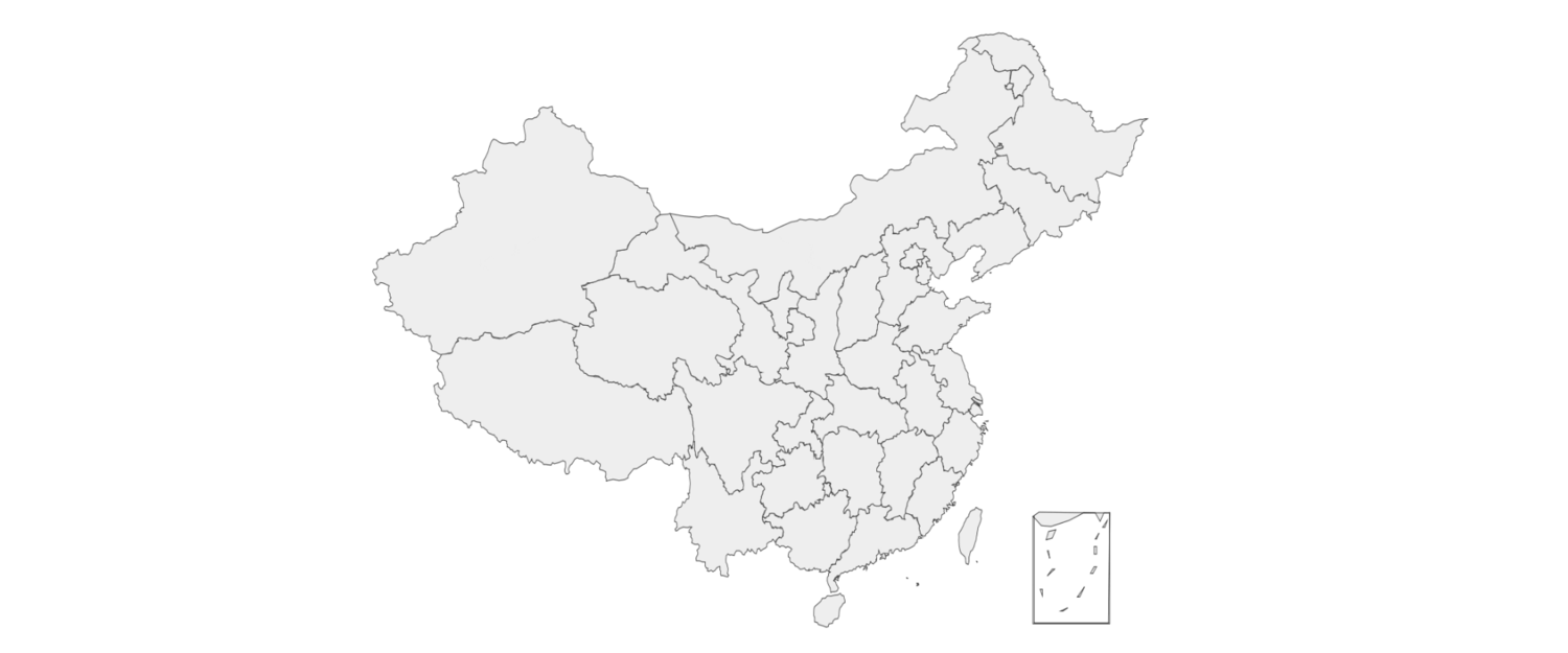 大中华区中国地图